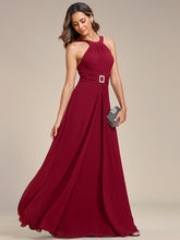 Load image into Gallery viewer, backless-halter-neck-rhinestone-wholesale-chiffon-evening-dresses-ee01899#Color_Burgundy