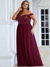 Load image into Gallery viewer, Color=Burgundy | Adorable Sweetheart Neckline A-line Wholesale Evening Dresses-Burgundy 6