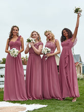 Load image into Gallery viewer, Color=Orchid | Maxi Long One Shoulder Chiffon Bridesmaid Dresses for Wholesale-Orchid 4