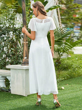 Load image into Gallery viewer, Color=Cream | Women'S Casual Boat Neck A-Line Midi Dress Wholesale-Cream 2