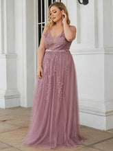 Load image into Gallery viewer, Color=Orchid | Women's Fashion Sleeveless Wholesale Plus Size Party Dresses-Orchid 3