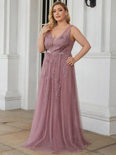 Load image into Gallery viewer, Color=Orchid | Women's Fashion Sleeveless Wholesale Plus Size Party Dresses-Orchid 4