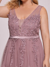 Load image into Gallery viewer, Color=Orchid | Women's Fashion Sleeveless Wholesale Plus Size Party Dresses-Orchid 5
