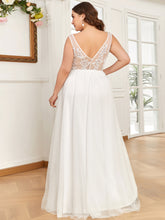 Load image into Gallery viewer, Color=White | Women's Fashion Sleeveless Wholesale Plus Size Party Dresses-White 2
