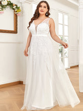 Load image into Gallery viewer, Color=White | Women's Fashion Sleeveless Wholesale Plus Size Party Dresses-White 4