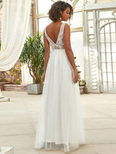 Load image into Gallery viewer, Color=White | Women's Fashion Sleeveless Wholesale Plus Size Party Dresses-White 2