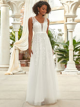Load image into Gallery viewer, Color=White | Women's Fashion Sleeveless Wholesale Plus Size Party Dresses-White 1