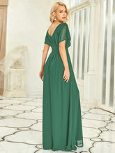 Load image into Gallery viewer, Color=Green Blue  | Women'S A-Line Pretty Empire Waist Maxi Evening Dresses Ep07851-Green Blue 2