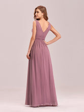 Load image into Gallery viewer, COLOR=Purple Orchid | Sleeveless V-Neck Semi-Formal Chiffon Maxi Dress-Purple Orchid 2