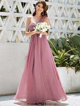 Load image into Gallery viewer, Color=Orchid | Maxi Long One Shoulder Chiffon Bridesmaid Dresses for Wholesale-Orchid 7