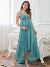 Load image into Gallery viewer, Color=Dusty Blue | Hot and Sexy Sleeveless Dress for Pregnant Women-Dusty Blue 3