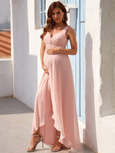 Load image into Gallery viewer, Color=Pink | Hot and Sexy Sleeveless Dress for Pregnant Women-Pink 1