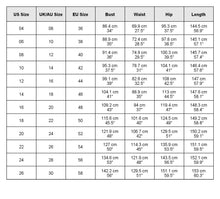 Load image into Gallery viewer, size chart