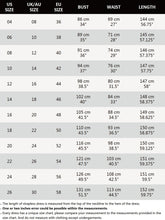 Load image into Gallery viewer, size chart