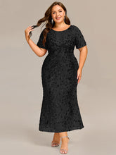 Load image into Gallery viewer, Color=Black | Bulk Order | Bodycon Fishtail Paillette Pleated Evening Gown-Black 8