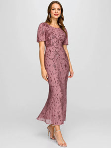 Bulk Order | Bodycon Fishtail Paillette Pleated Evening Gown