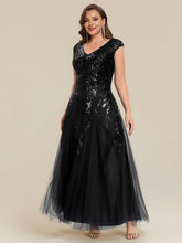 Load image into Gallery viewer, Color=Black | Wholesale Pricing Strapless V-Neck A-Line Floor Length Embroidered Evening Dresses-Black 9