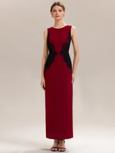 Load image into Gallery viewer, Color=Dark Red | One Stop Shop Strapless High Stretch Bodycon Maxi Dress with Cut-Out Detail Evening Dresses-Dark Red 5