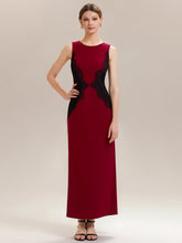 Load image into Gallery viewer, Color=Dark Red | One Stop Shop Strapless High Stretch Bodycon Maxi Dress with Cut-Out Detail Evening Dresses-Dark Red 1