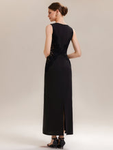 Load image into Gallery viewer, Color=Black | One Stop Shop Strapless High Stretch Bodycon Maxi Dress with Cut-Out Detail Evening Dresses-Black 7