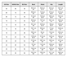 Load image into Gallery viewer, size chart