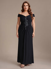 Load image into Gallery viewer, Color=Black | Industrial Use Sleeveless Multi-way V-neck High Stretch Sheath Maxi Evening Dresses-Black 10