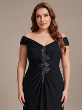 Load image into Gallery viewer, Color=Black | Industrial Use Sleeveless Multi-way V-neck High Stretch Sheath Maxi Evening Dresses-Black 8