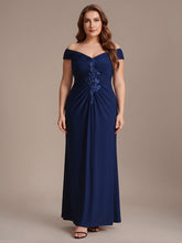 Load image into Gallery viewer, Color=Navy Blue | Industrial Use Sleeveless Multi-way V-neck High Stretch Sheath Maxi Evening Dresses-Navy Blue 20