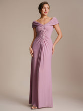 Load image into Gallery viewer, Color=Purple Orchid | Industrial Use Sleeveless Multi-way V-neck High Stretch Sheath Maxi Evening Dresses-Purple Orchid 25