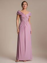 Load image into Gallery viewer, Color=Purple Orchid | Industrial Use Sleeveless Multi-way V-neck High Stretch Sheath Maxi Evening Dresses-Purple Orchid 21