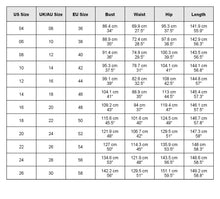 Load image into Gallery viewer, size chart