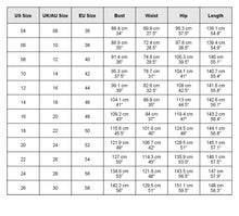Load image into Gallery viewer, size chart