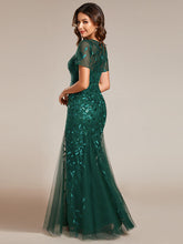 Load image into Gallery viewer, Wholesale Sequin Shiny Fishtail Tulle Dresses for Party