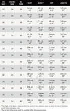 Load image into Gallery viewer, size chart