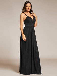 Color=Black | Sparkle Sleeveless Backless Cross Strap Wholesale Formal Evening Dress-Black 10