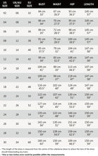 Load image into Gallery viewer, size chart