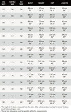 Load image into Gallery viewer, size chart