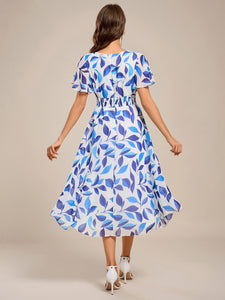 Color=Blue Verdure on White
