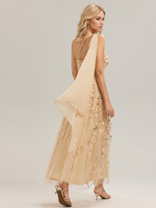 Color=Gold | B2B-Exclusive One Shoulder Sleeveless Sequin A-Line Maxi Wedding Guest Dress-Gold 15