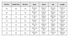 Load image into Gallery viewer, size chart