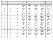 Load image into Gallery viewer, size chart