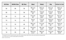 Load image into Gallery viewer, size chart