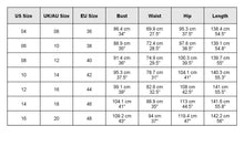 Load image into Gallery viewer, size chart
