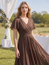 Load image into Gallery viewer, Color=Brown polka dots