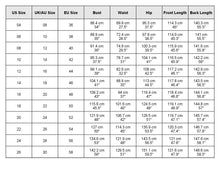 Load image into Gallery viewer, size chart
