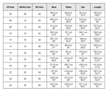 Load image into Gallery viewer, size chart