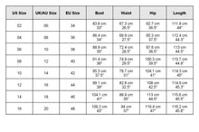 Load image into Gallery viewer, size chart