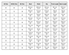 Load image into Gallery viewer, size chart