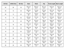 Load image into Gallery viewer, size chart