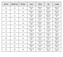 Load image into Gallery viewer, size chart